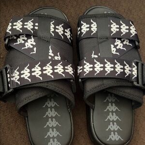 Kappa Monochrome Slide Sandals